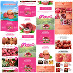 大气水果荔枝详情页