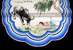国画 牧童