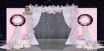 高端粉色婚礼效果图