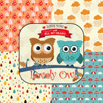 卡通猫头鹰装饰画