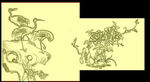 牡丹花花鸟精雕图