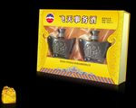 高档酒包装-展开矢量图
