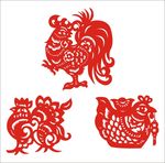 鸡年剪纸