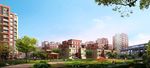 公共场合休闲区景观效果图