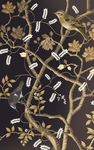手绘花鸟图玄关