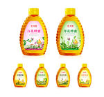 蜜蜂包装  平面图