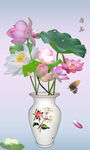 荷花 花瓶