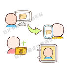 卡通用户头像图标矢量图
