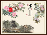 国画牡丹