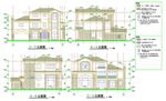 户型别墅设计CAD图纸