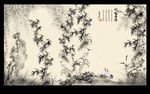 水墨竹子