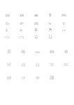 矢量家具小图标
