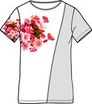 T恤设计图 服装设计  印花图