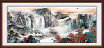 国画山水画