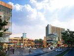 休闲街购物广场建筑效果图