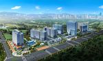 购物商场鸟瞰建筑效果图