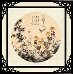 中国画竹子
