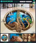 圆形地贴 海底世界