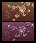 立体金属花卉背景墙装饰画
