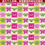 蝴蝶花纹图案
