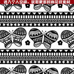 黑白蝴蝶图案