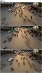 越南河内十字路口车流