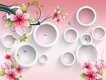 3D玫瑰花