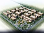工厂鸟瞰建筑效果图