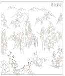 山水 山河壮丽 背景墙 玄关