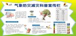 气象防灾减灾科普宣传栏