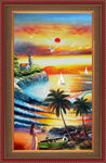 地中海油画
