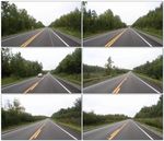 汽车在直路飞速行驶