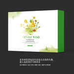 茉莉花茶水墨高档礼品包装设计