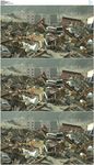日本海啸废墟