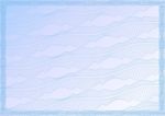 蓝海波浪 特约证书纹