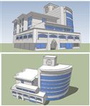 商场建筑草图大师SU模型