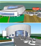 SU博物馆纪念馆美术馆建筑模型