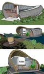 博物馆纪念馆美术馆建筑模型
