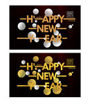 国外欧美创意新年海报设计