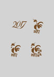 2017鸡年字体设计