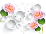 3D玫瑰花