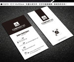 黑白名片图片