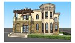 西班牙别墅建筑草图大师SU模型