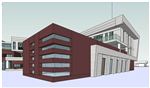 气象局办公楼建筑草图大师SU