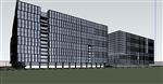 办公建筑草图大师SU模型