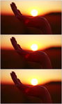 手握夕阳