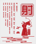 孔子六艺之射设计图