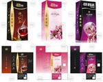 花草茶包装展开图