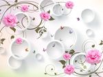 3D玫瑰花
