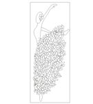 人物画 舞者 抽象人物